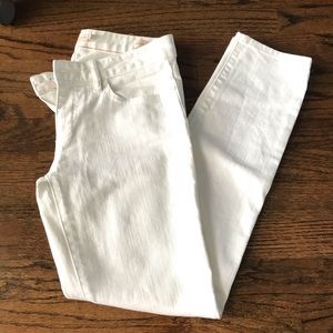 tory burch white jeans